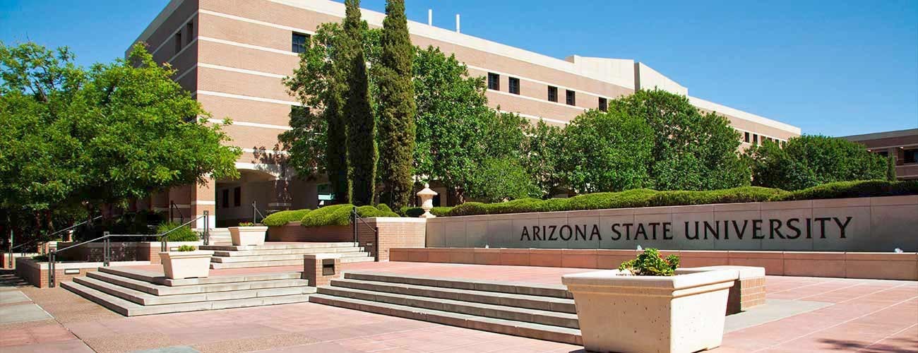 Campus shot of the Arizona State University